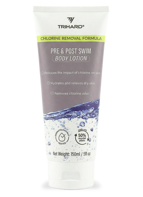 Körperlotion vor und nach dem Schwimmen