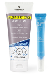 Pre & Post Swim Body Lotion + Goggle Marks Eye Gel