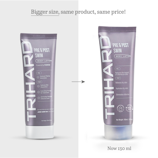 Körperlotion vor und nach dem Schwimmen