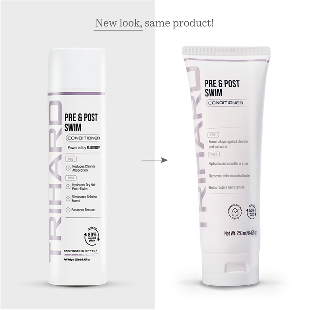 Conditioner vor und nach dem Schwimmen