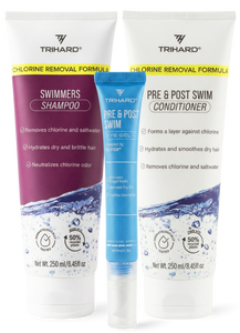 Pre & Post Swim Conditioner + Swimmers Shampoo Extra Boost + Goggle Marks Eye Gel