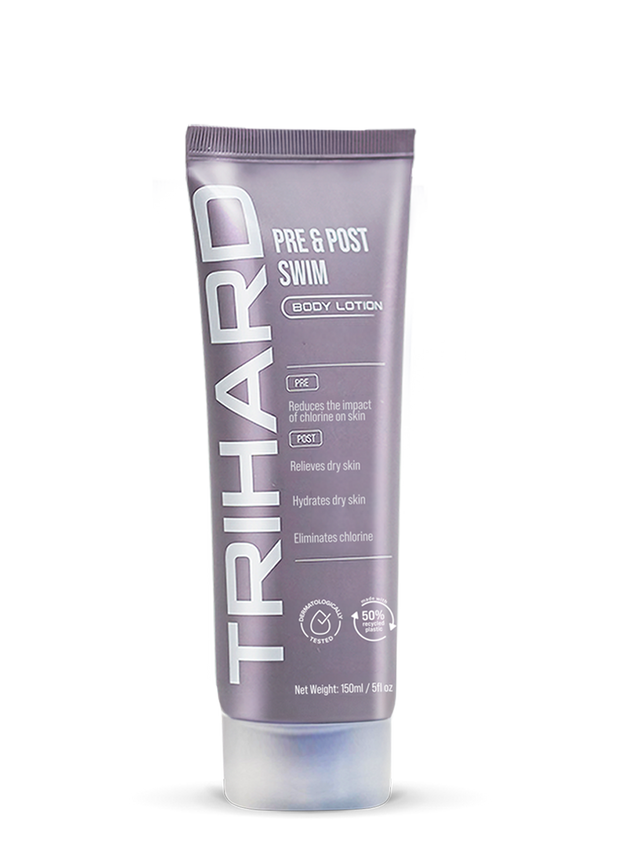 Körperlotion vor und nach dem Schwimmen