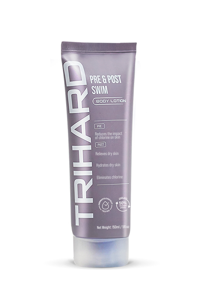 Körperlotion vor und nach dem Schwimmen