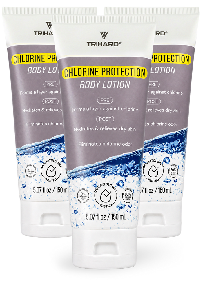 LOCIÓN CORPORAL PRE & POST NATACIÓN - PACK DE TRES