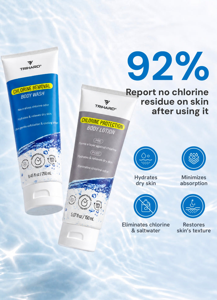 Duo de soins corps anti-chlore 