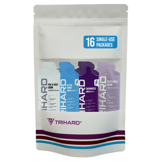Swim Care Travel Kit – 16 Sachets for Swimmers | TRIHARD