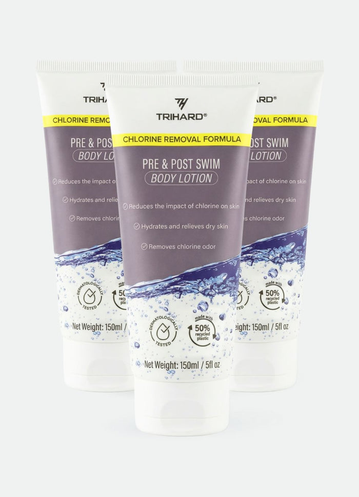 Körperlotion vor und nach dem Schwimmen – 3er-Pack