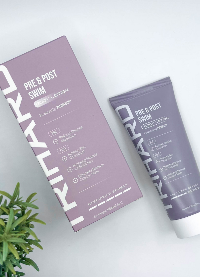 Körperlotion vor und nach dem Schwimmen