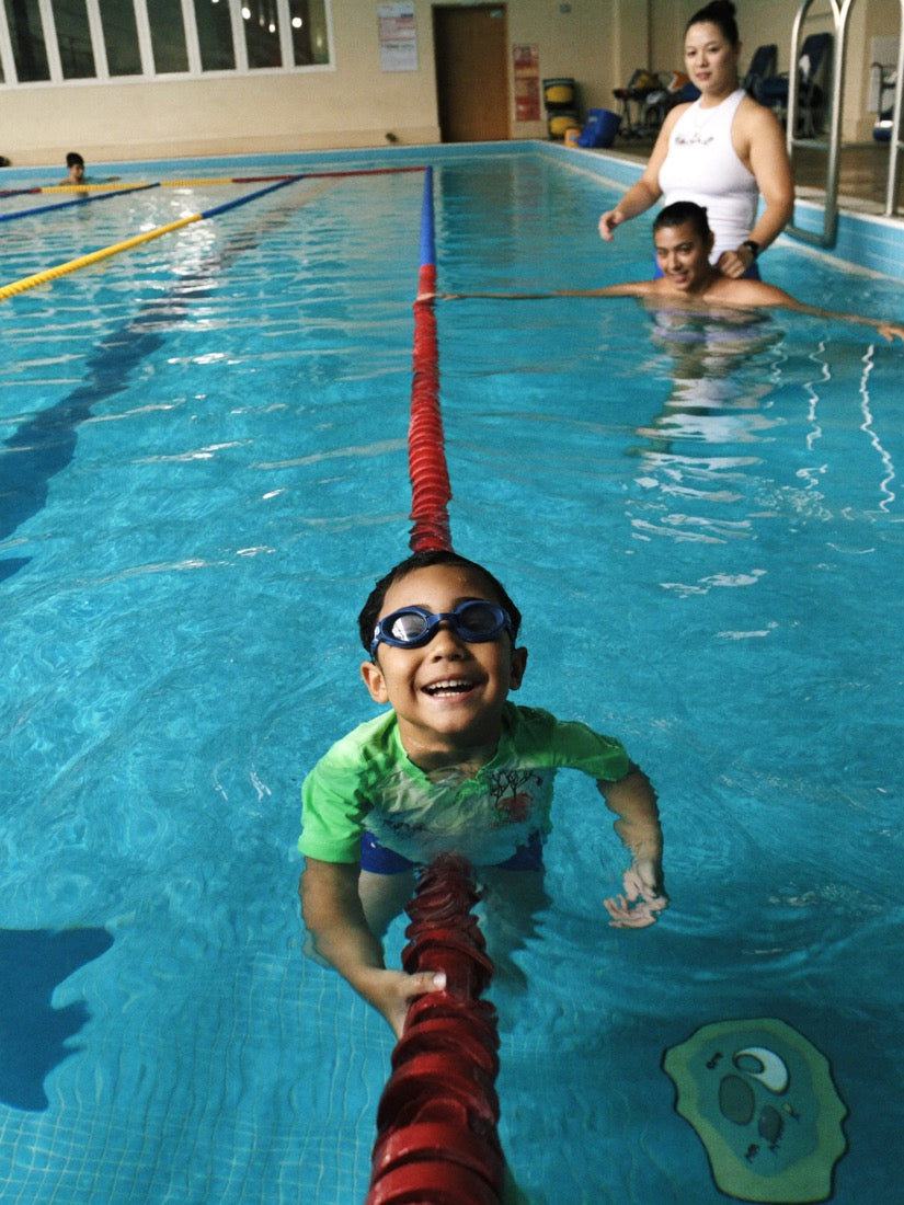 Parent of swim-school kid