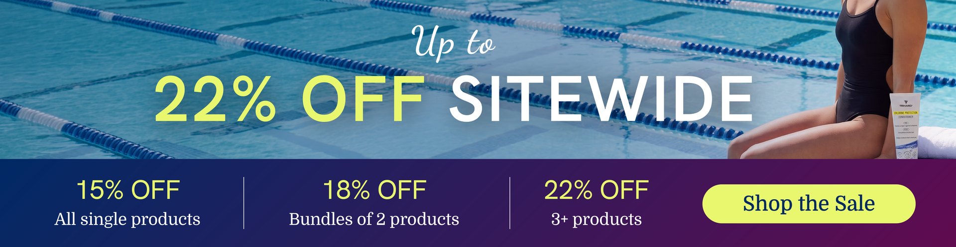 Up to 22% off sitewide