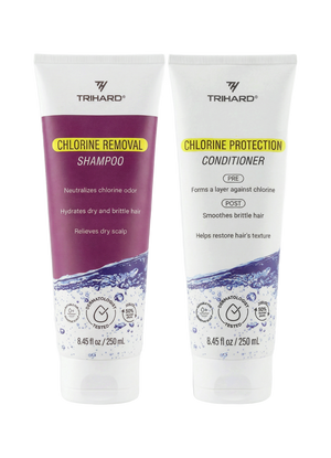 Swim shampoo and conditioner set – The Hair Comb-O, TRIHARD