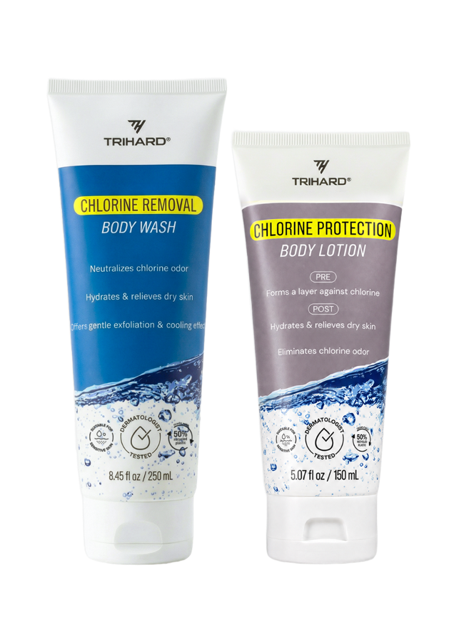 Post-swim skin care set – Chlorine-Free Skin Set, TRIHARD